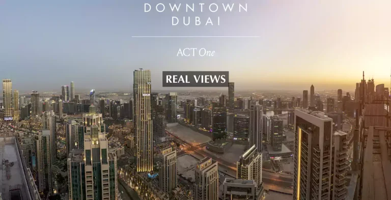 Emaar ACT One  Two Towers at Downtown Dubai