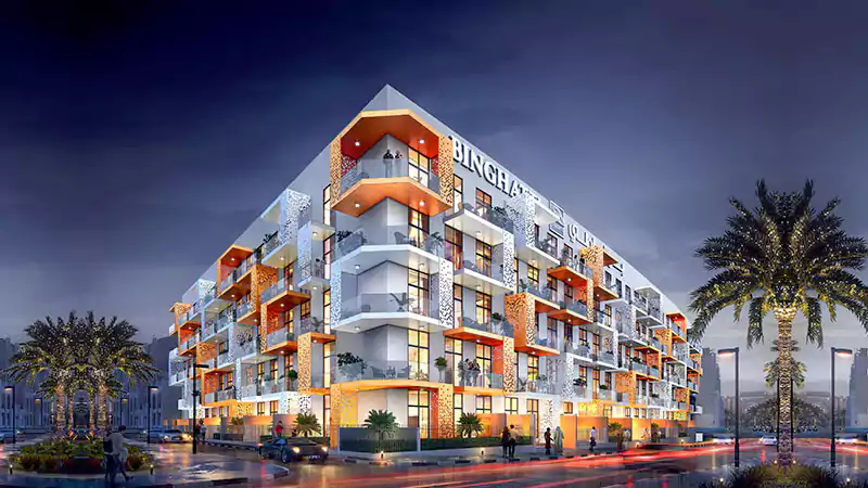 APARTMENT FOR SALE IN BINGHATTI MIRAGE, JUMEIRAH VILLAGE CIRCLE