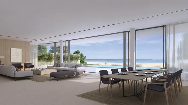 VILLA FOR SALE IN BEACHFRONT, AL ZORAH